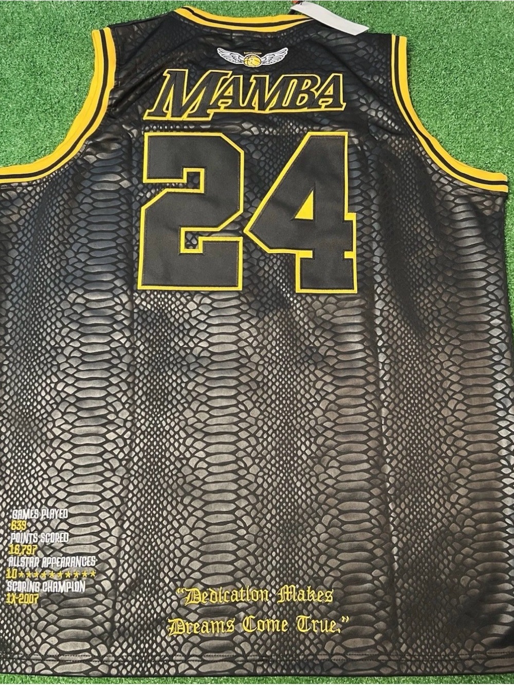 🏀🐍🏀 Kobe Bryant Legend of the Mamba Snakeskin Jersey - Picture 7 of 7